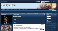 Desktop Screenshot of 40kforums.com